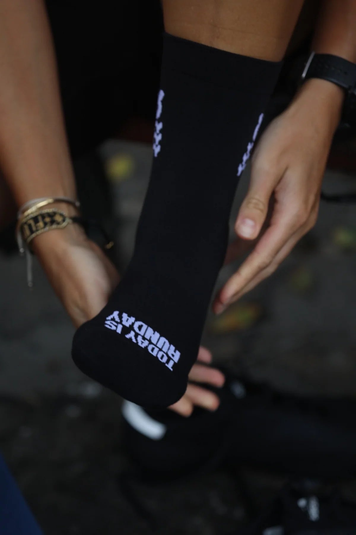 Bunnyhop - Today is Runday Negra - Medias