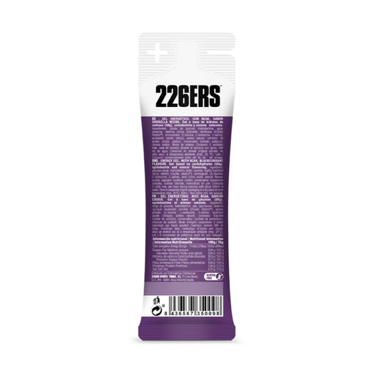 Gel Energizante - 226ER High Energy Gel - Blackcurrant - 1g BCAA