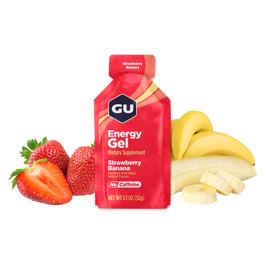GU Energy Gel – Strawberry Banana (Fresa Plátano) – sin cafeína