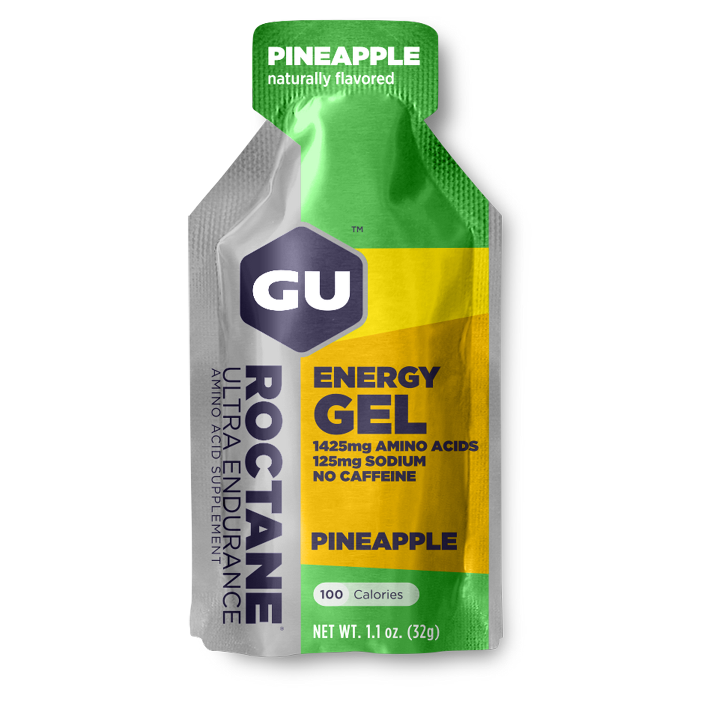 GU Roctane Gel – Pineapple (Piña) – sin cafeína