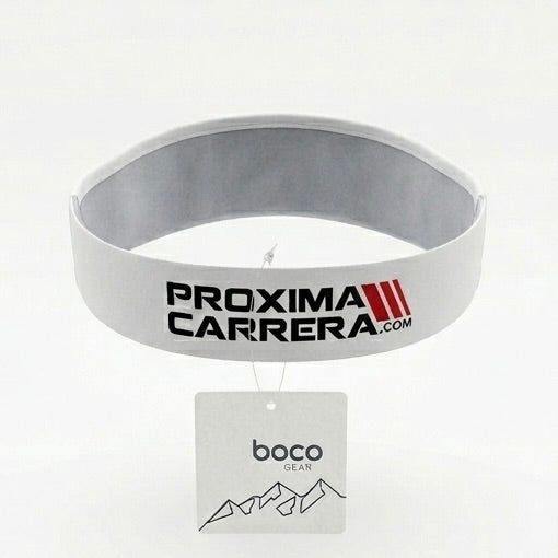 Visera Running Bocco - Ligereza y Protección Solar Blanco