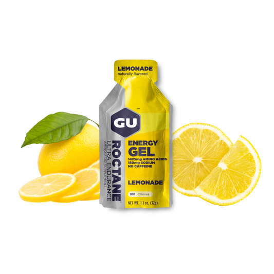 GU Roctane Gel – Lemonade (Limonada) – sin cafeína