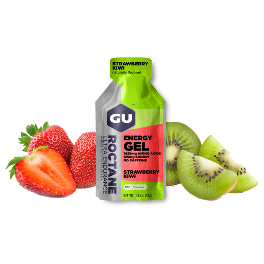 GU Roctane Gel – Kiwi Strawberry (Kiwi & Fresa) – 35 mg, con cafeína