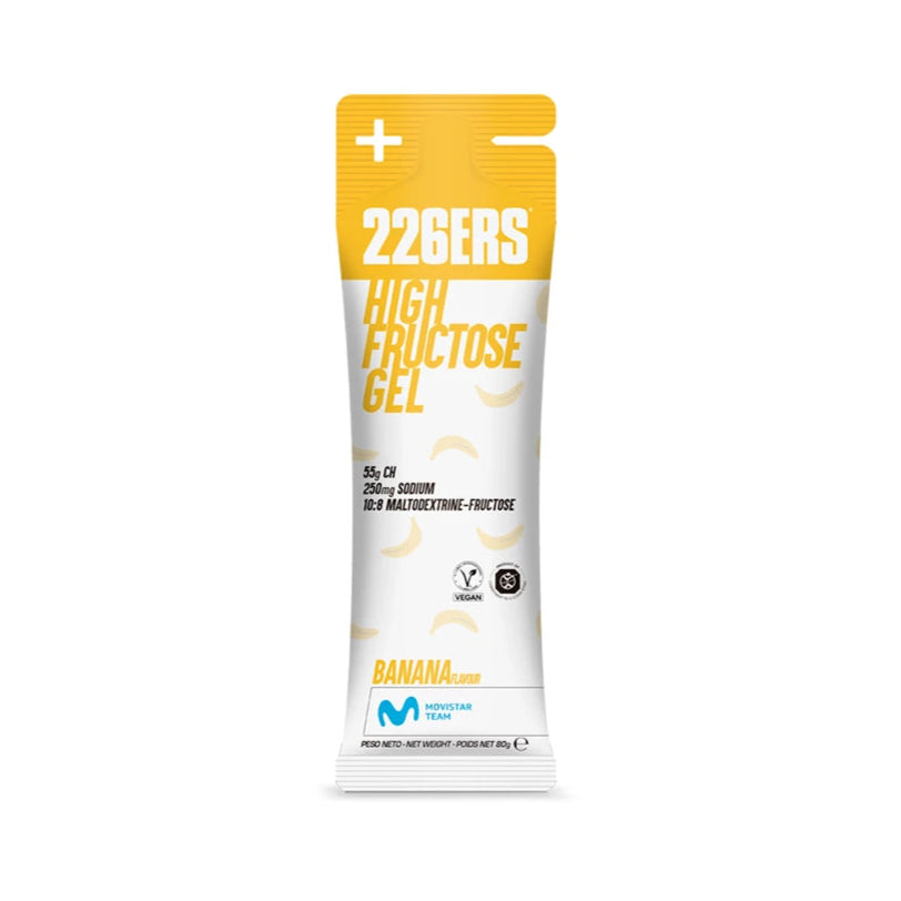 226ER High Fructose Gel - Banana - Platano Gel Energizante 80g
