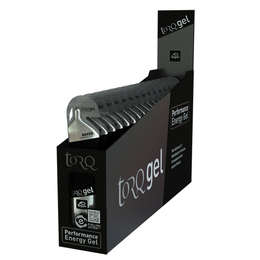TORQ Energy Gel – Naked (sabor neutral), sin cafeína, 45 g