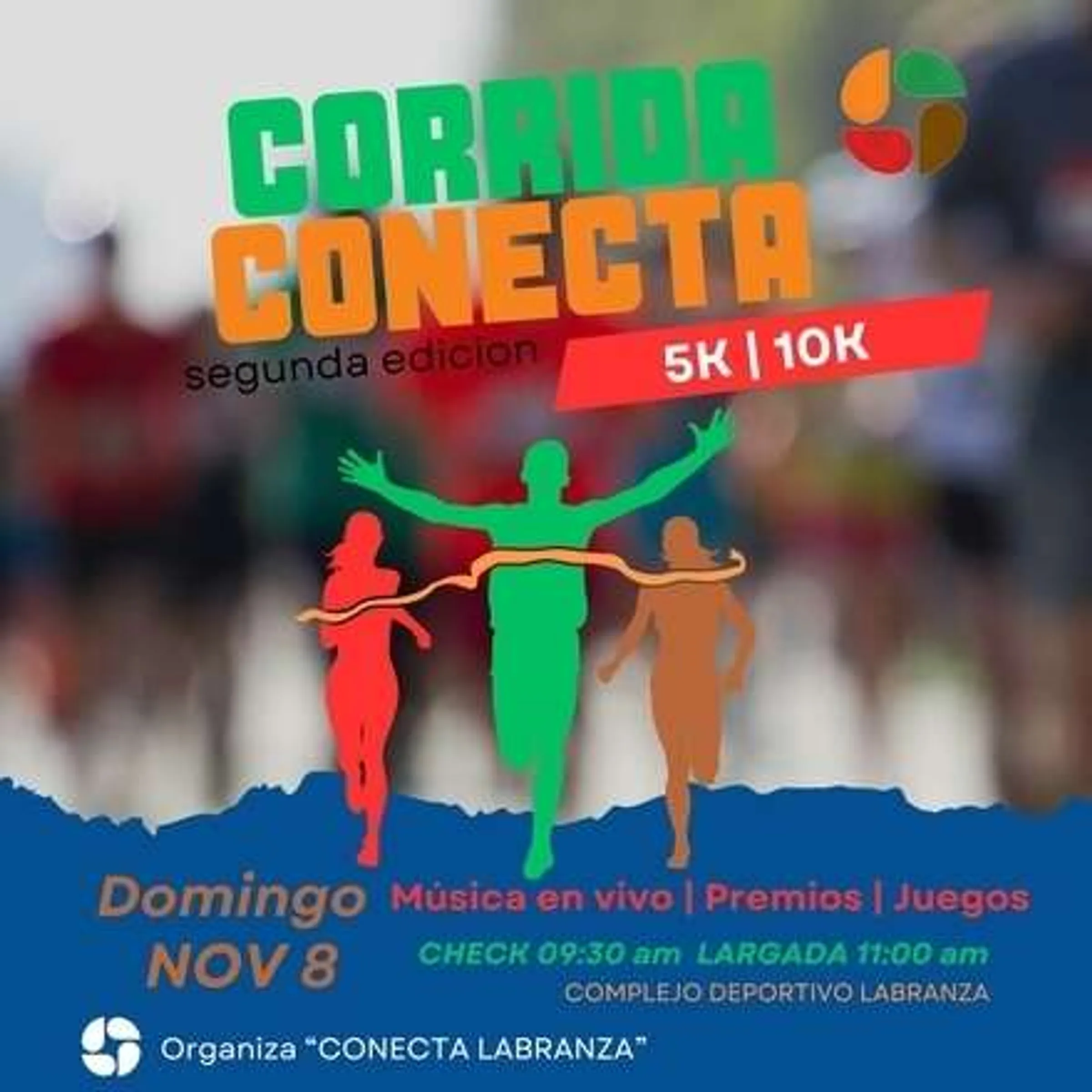 Flyer de Corrida Conecta
