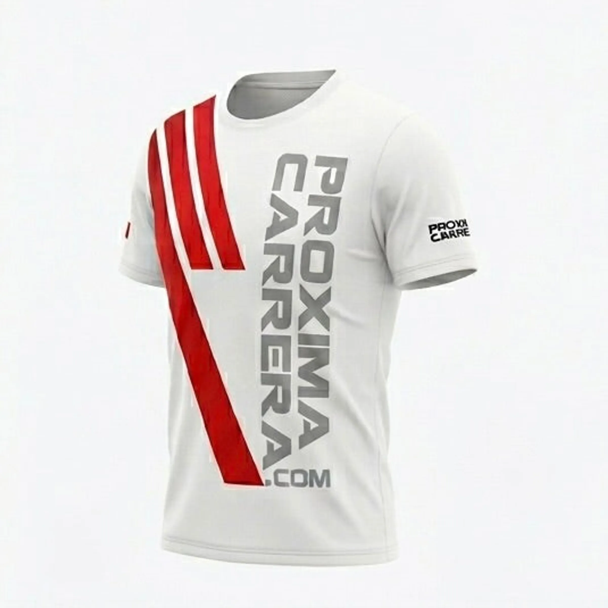 Polo ProximaCarrera - Edición Running Pista Ultra Ligero - Blanco Hombre