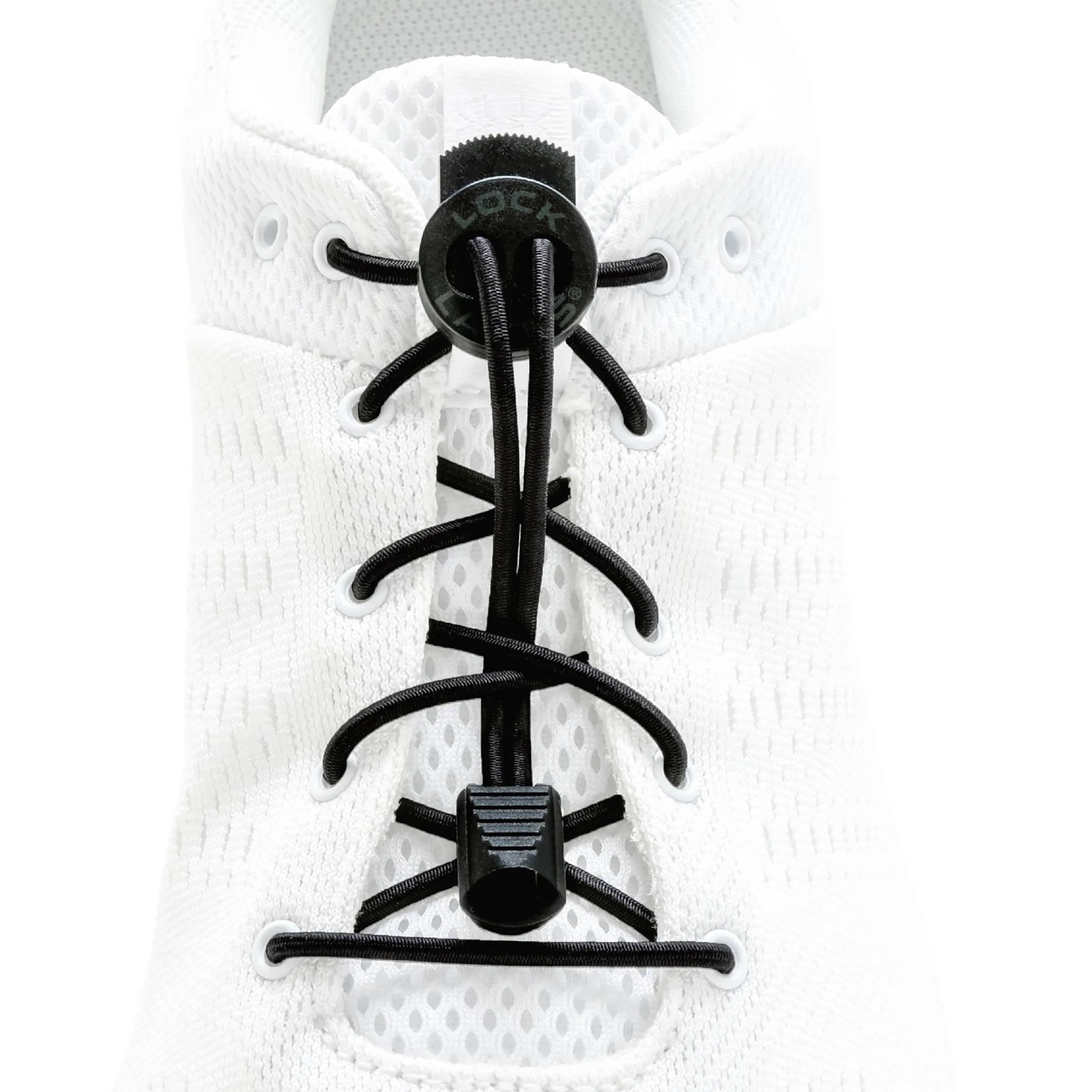 Pasadores elásticos - Lock Laces - Negro Solido