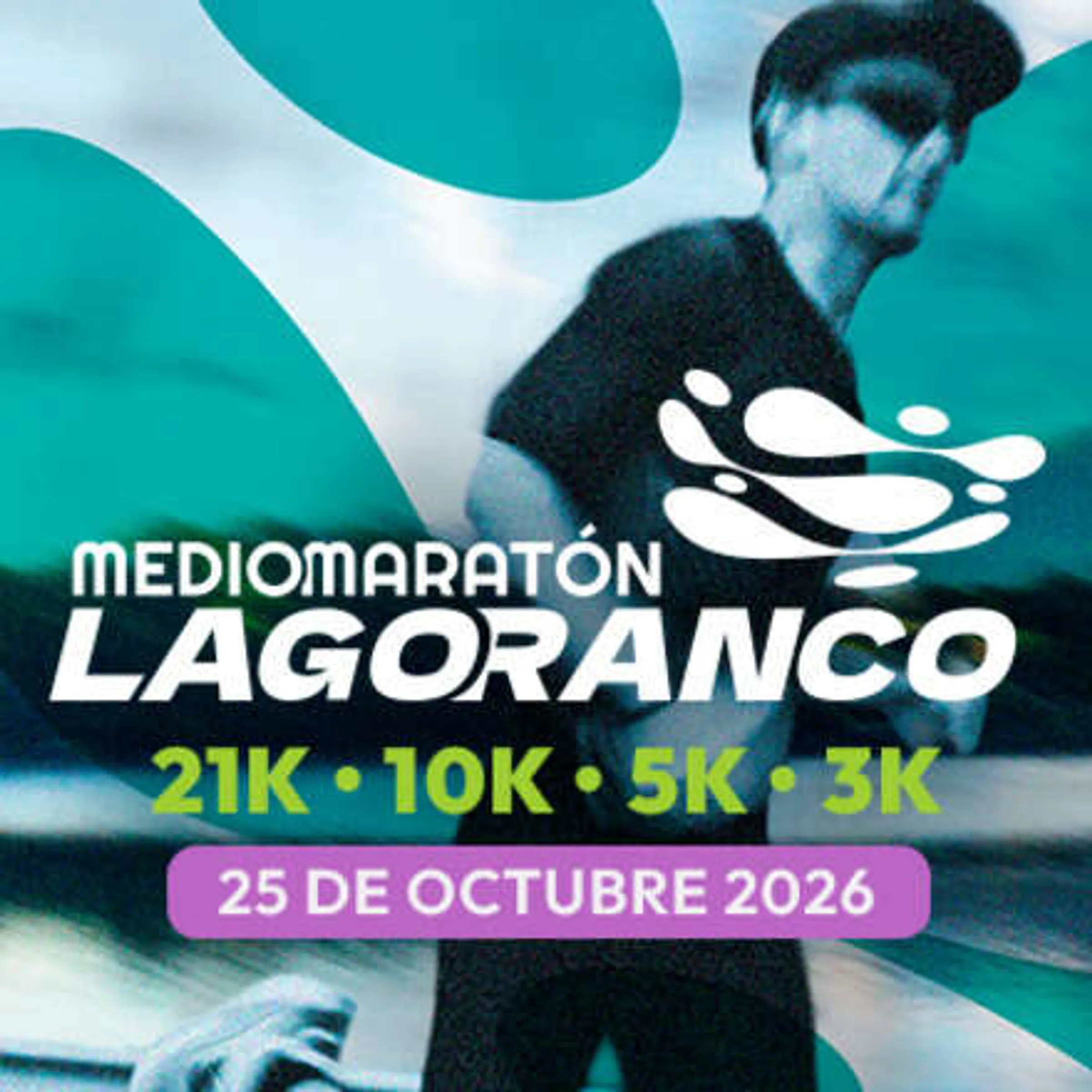 Flyer de Medio Maratón Lago Ranco