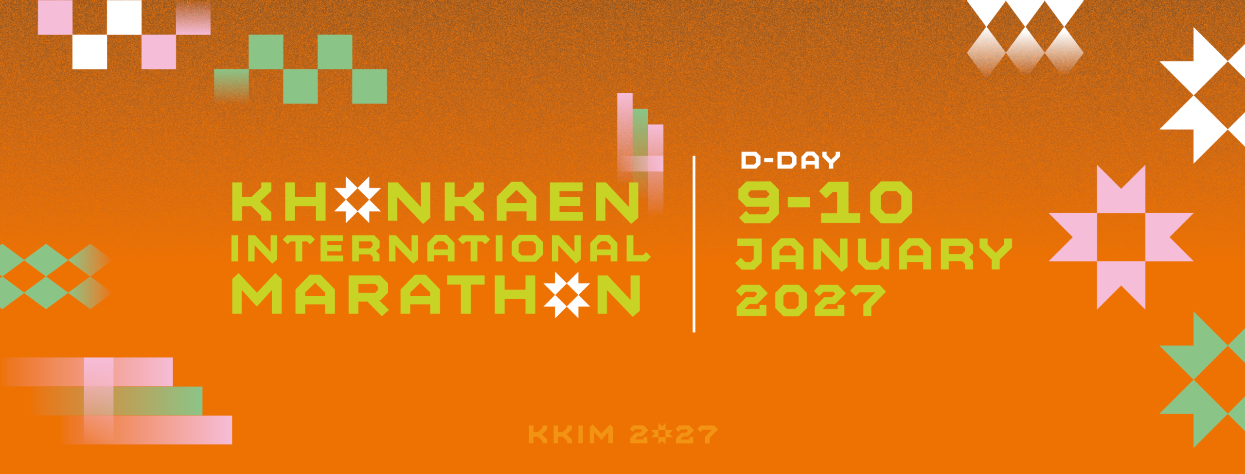 Flyer de Khon Kaen - carreras saludables y Kids Run 2027