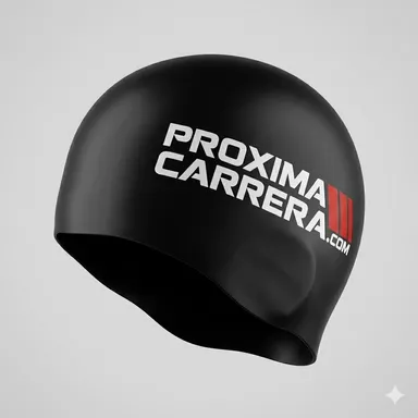 Gorro de Natación - Rendimiento y Ajuste Hidrodinámico ProximaCarrera Negro