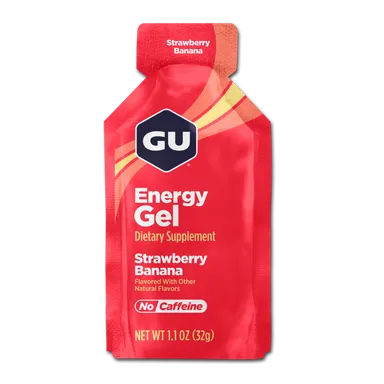 GU Energy Gel – Strawberry Banana (Fresa Plátano) – sin cafeína