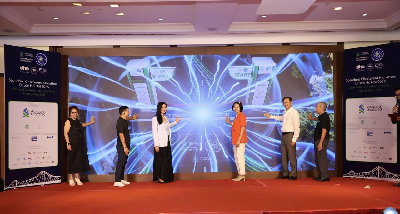 Flyer de Standard Chartered Hanoi Marathon Heritage Race 2026
