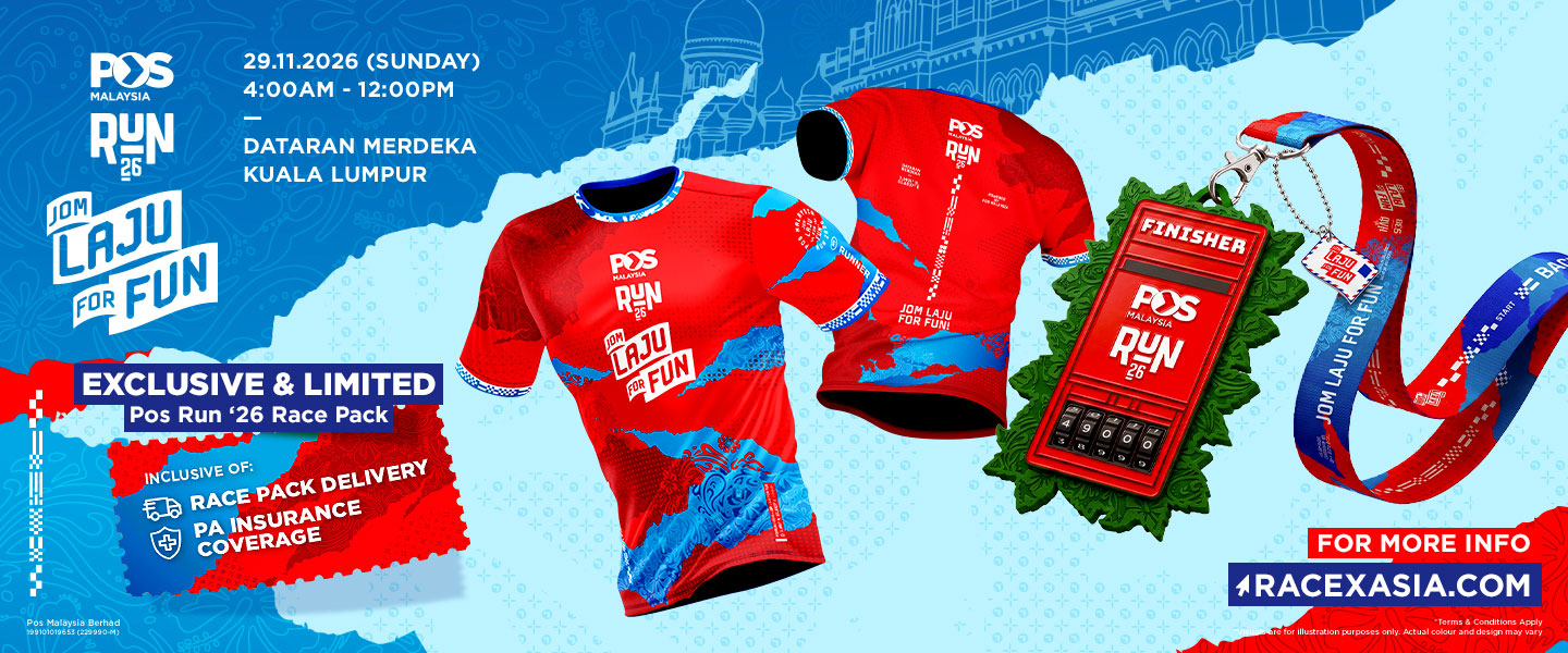 Flyer de Pos Malaysia Run 2026