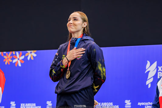 Claudymar Garcés conquista el oro en Kumite -61 kg. En los Juegos Bolivarianos
