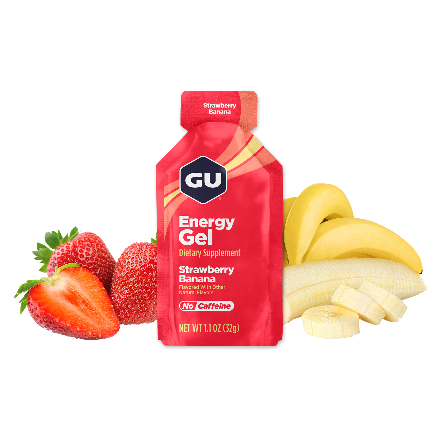 GU Energy Gel – Strawberry Banana (Fresa Plátano) – sin cafeína