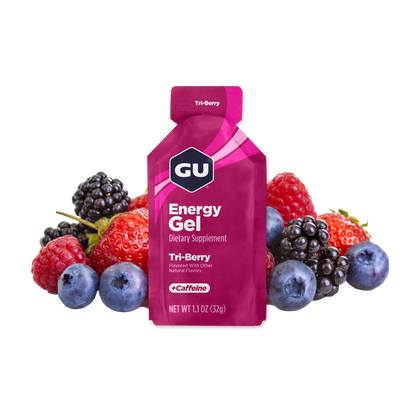 GU Energy Gel – Tri-Berry (Tres Bayas) – sin cafeína
