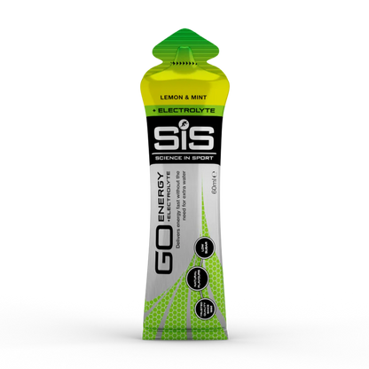 SIS - Go Energy + Electrolytes Gels - Geles con Electrolitos - Lemon Mint - Limon Menta