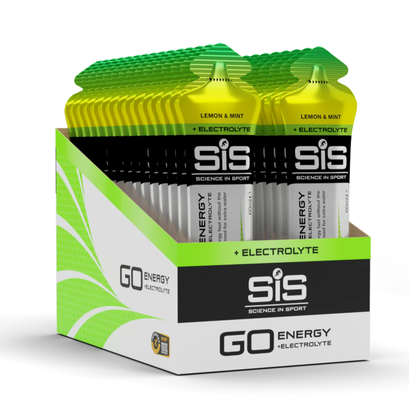 SIS - Go Energy + Electrolytes Gels - Geles con Electrolitos - Lemon Mint - Limon Menta