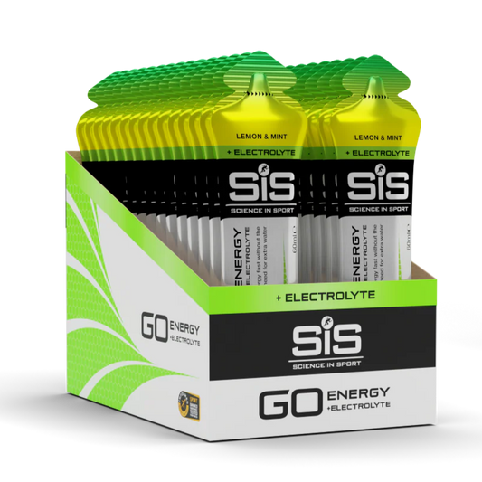 SIS - Go Energy + Electrolytes Gels - Geles con Electrolitos - Lemon Mint - Limon Menta