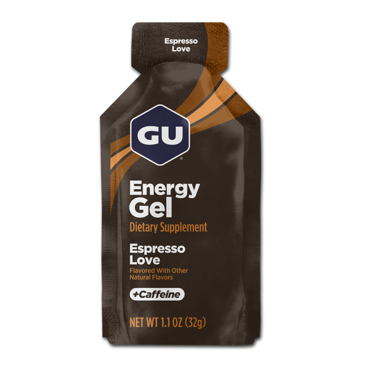 GU Energy Gel – Espresso Love (Café Espresso) – 40 mg, con cafeína