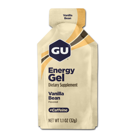 GU Energy Gel – Vanilla Bean (Vainilla) – 20 mg, con cafeína