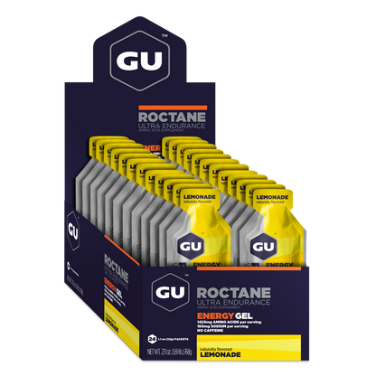 GU Roctane Gel – Lemonade (Limonada) – sin cafeína