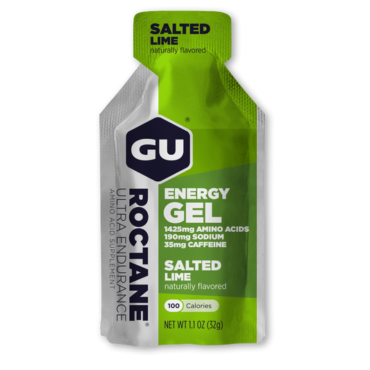 GU Roctane Gel – Lime Salt (Limón & Sal) – 35 mg, con cafeína