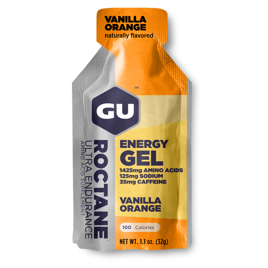 GU Roctane Gel – Vanilla Orange (Vainilla & Naranja) – 35 mg, con cafeína