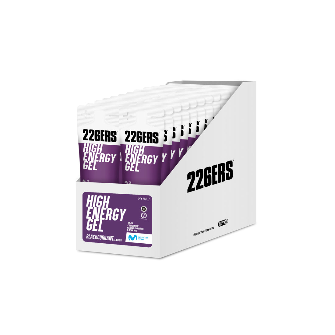 Gel Energizante - 226ER High Energy Gel - Blackcurrant - 1g BCAA
