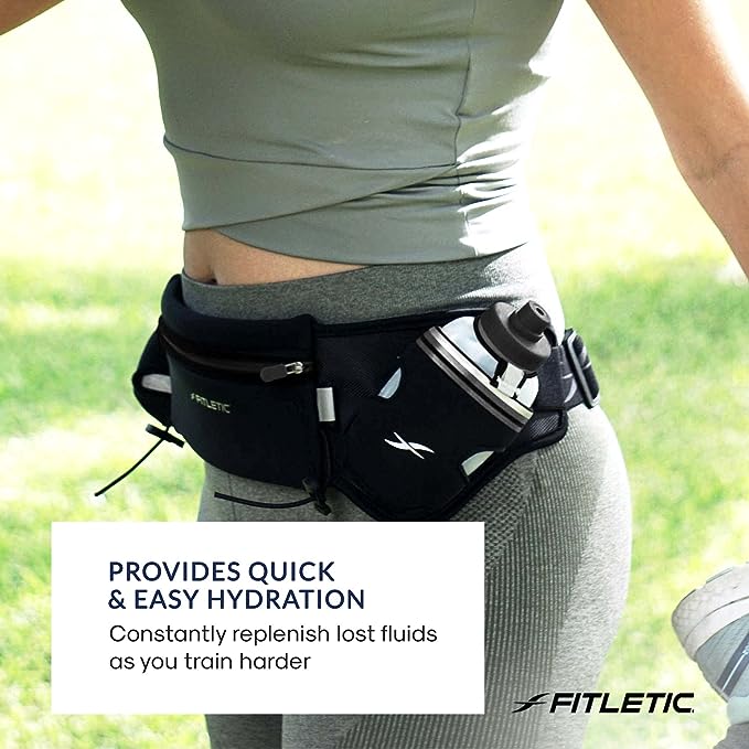 Fitletic Hydra 16 - Cinturón de Hidratación - Negro