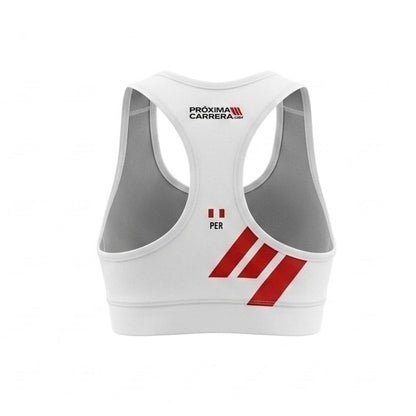 Top Deportivo ProximaCarrera - Edición Pista / Alta Competencia - Blanco Mujer