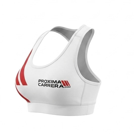 Top Deportivo ProximaCarrera - Edición Pista / Alta Competencia - Blanco Mujer