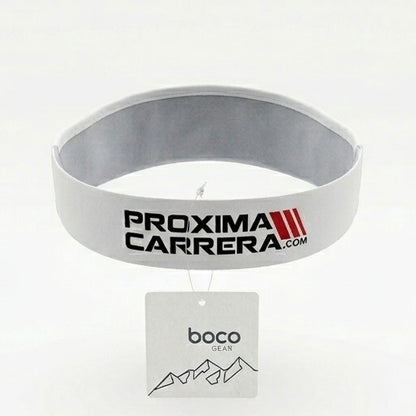 Visera Running Bocco - Ligereza y Protección Solar Blanco