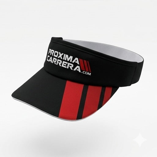 Visera Running Bocco - Ligereza y Protección Solar Negro