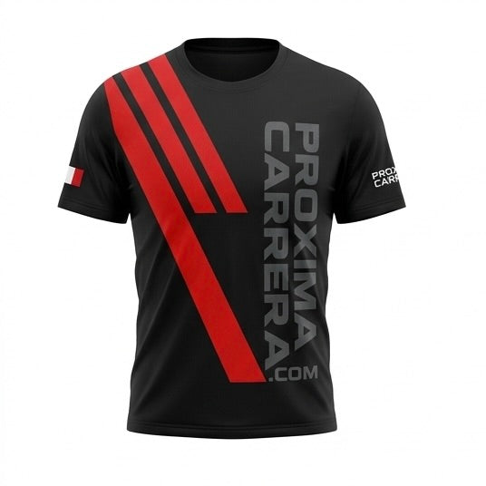 Polo ProximaCarrera - Edición Running Pista (Ultra Ligero) Negro Hombre