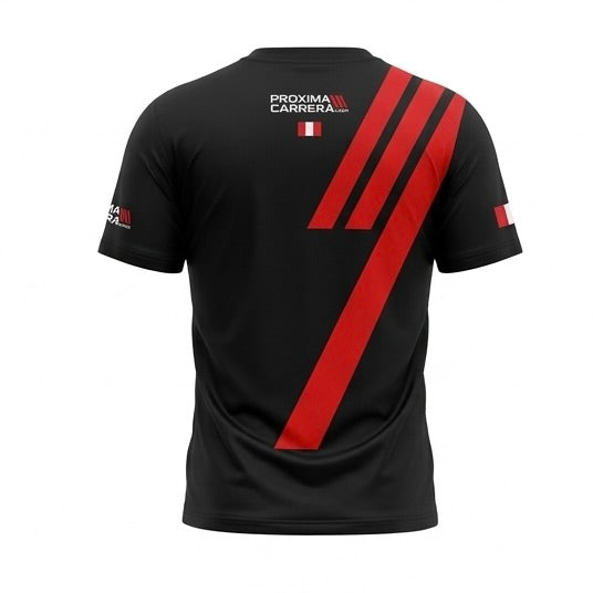 Polo ProximaCarrera - Edición Running Pista (Ultra Ligero) Negro Hombre