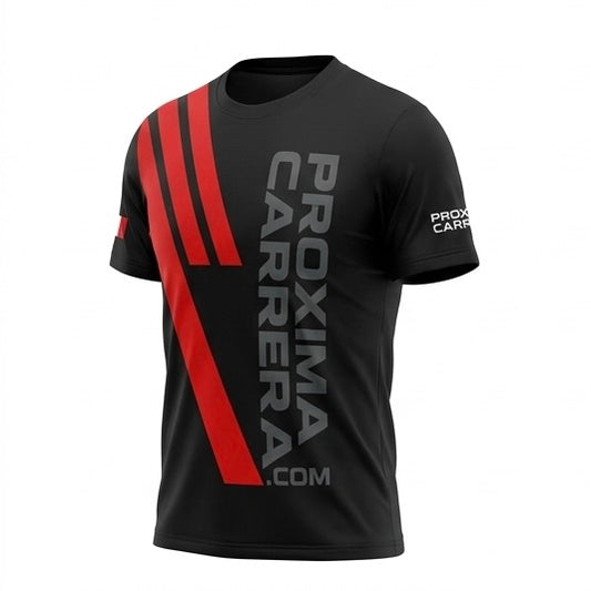 Polo ProximaCarrera - Edición Running Pista (Ultra Ligero) Negro Hombre