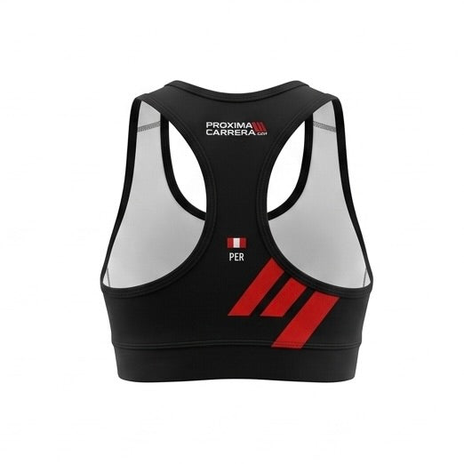 Top Deportivo ProximaCarrera - Edición Pista / Alta Competencia - Negro Mujer