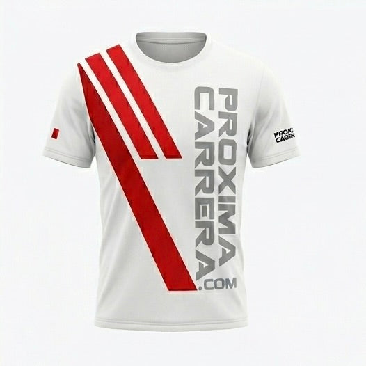 Polo ProximaCarrera - Edición Running Pista (Ultra Ligero) Blanco Hombre