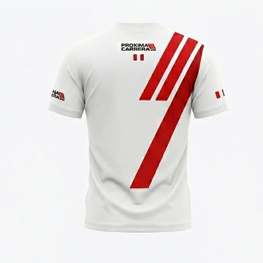 Polo ProximaCarrera - Edición Running Pista (Ultra Ligero) Blanco Hombre