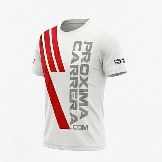 Polo ProximaCarrera - Edición Running Pista (Ultra Ligero) Blanco Hombre