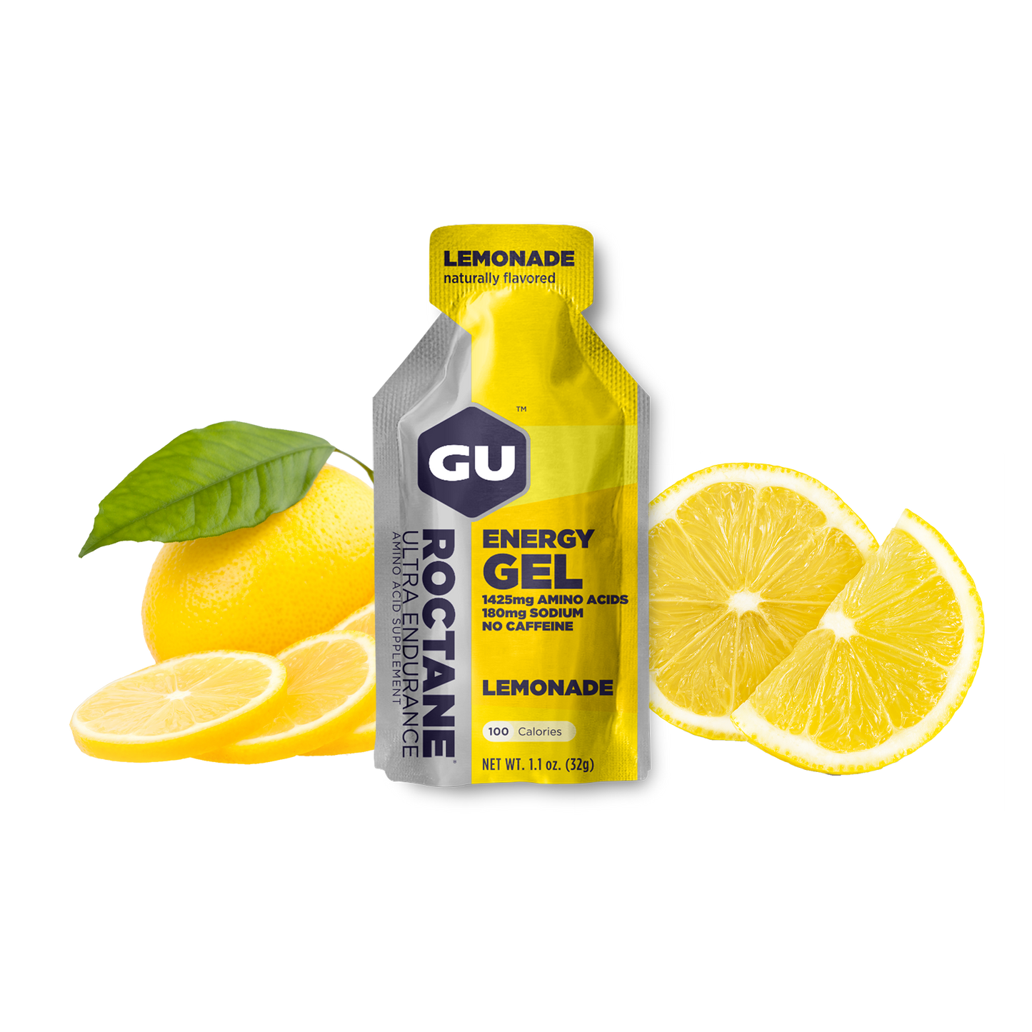 GU Roctane Gel – Lemonade (Limonada) – sin cafeína