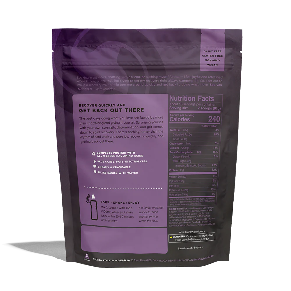 Tailwind - Recovery - Chocolate / 50% OFF