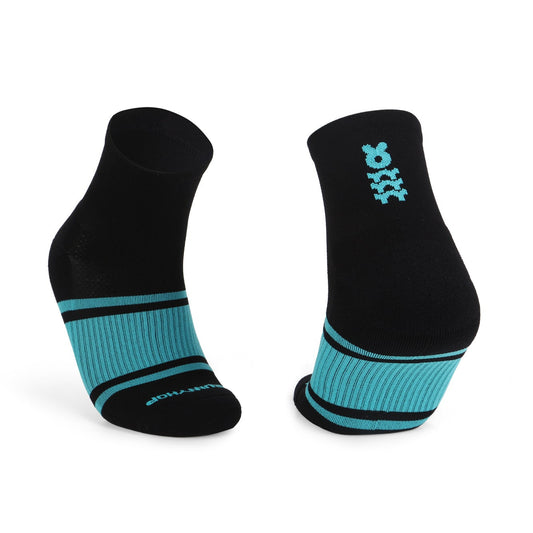 Bunnyhop - Tobillera Negra Celeste - Medias