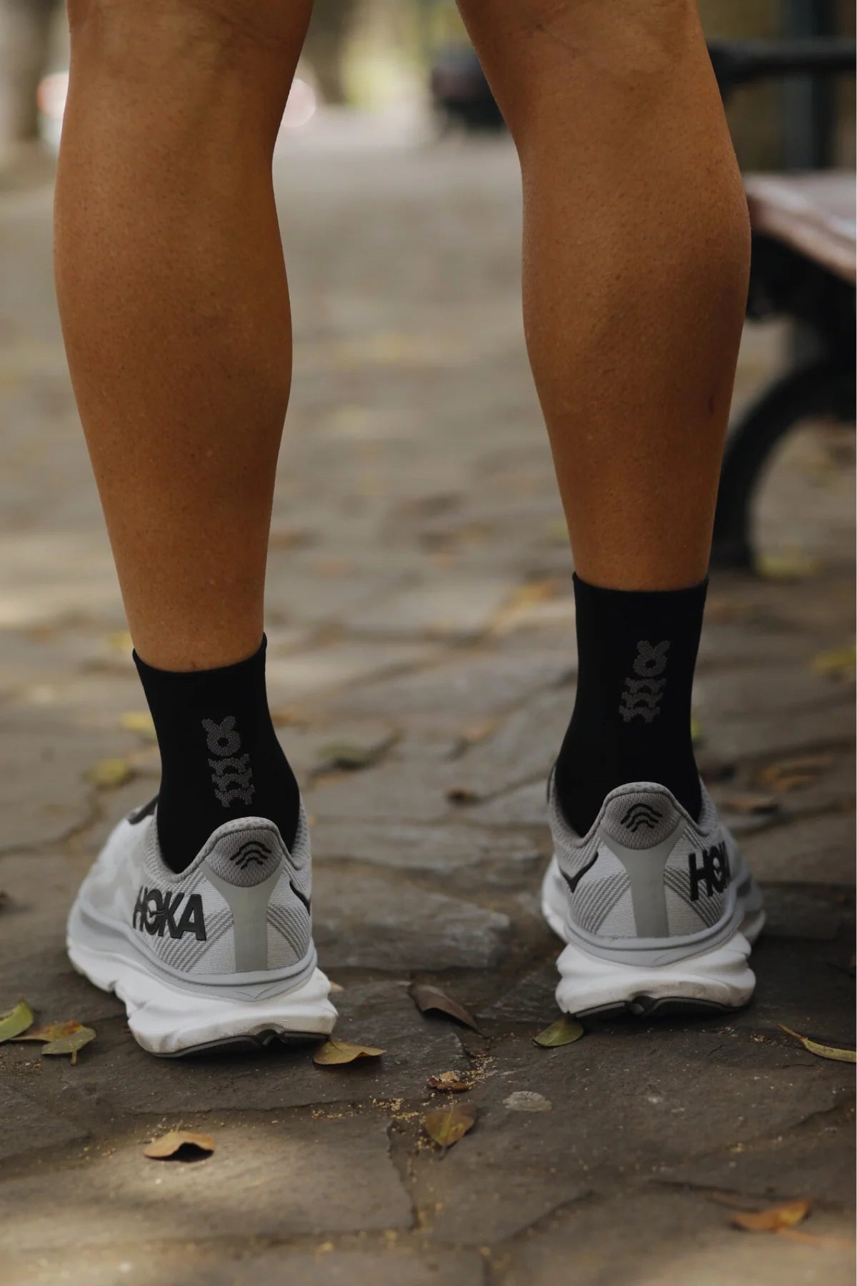 Bunnyhop - Tobillera Negra Gris - Medias