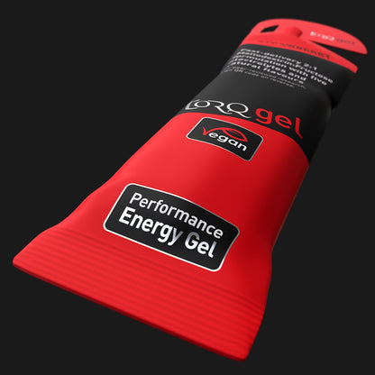 TORQ Energy Gel – Strawberry Yoghurt (fresa con yogur), sin cafeína, con electrolitos, 45 g